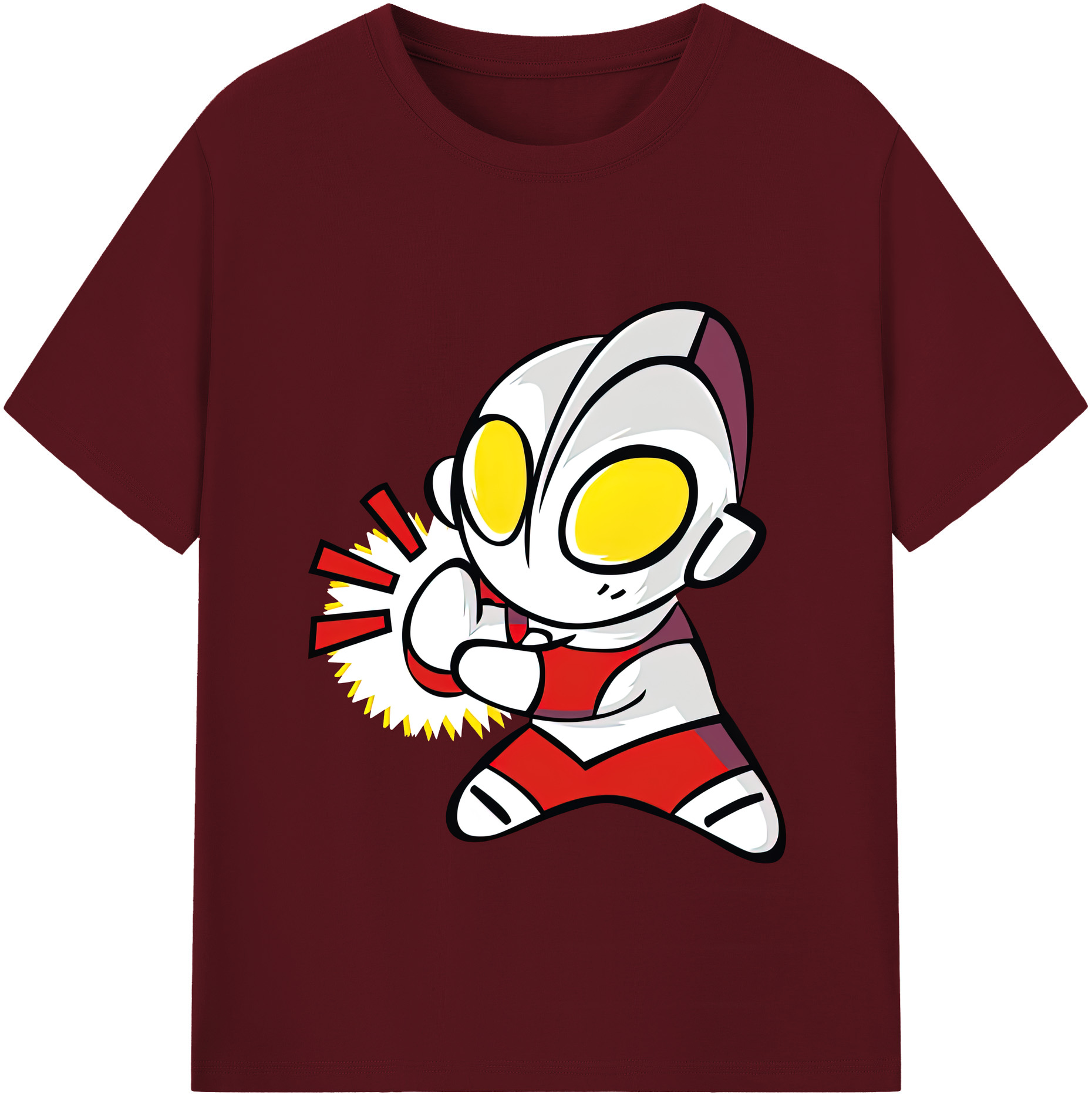 （画像用） ウルトラマン Ultraman 綿100％半袖Tシャツ（フロントプリント）